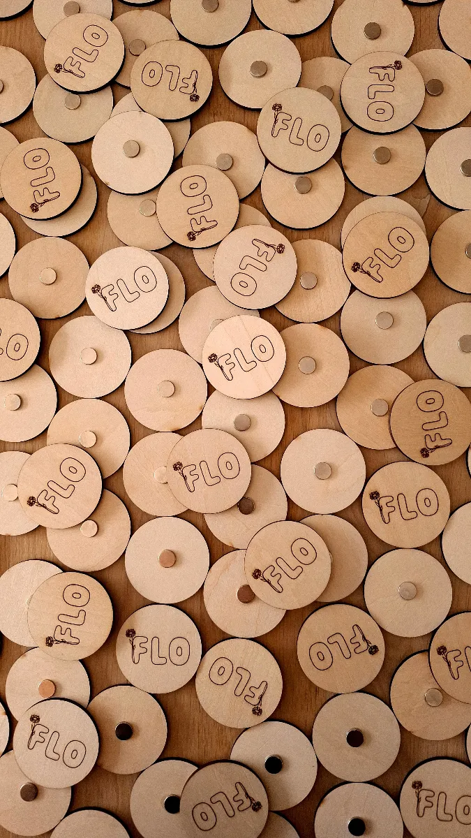 Wooden magnet 1