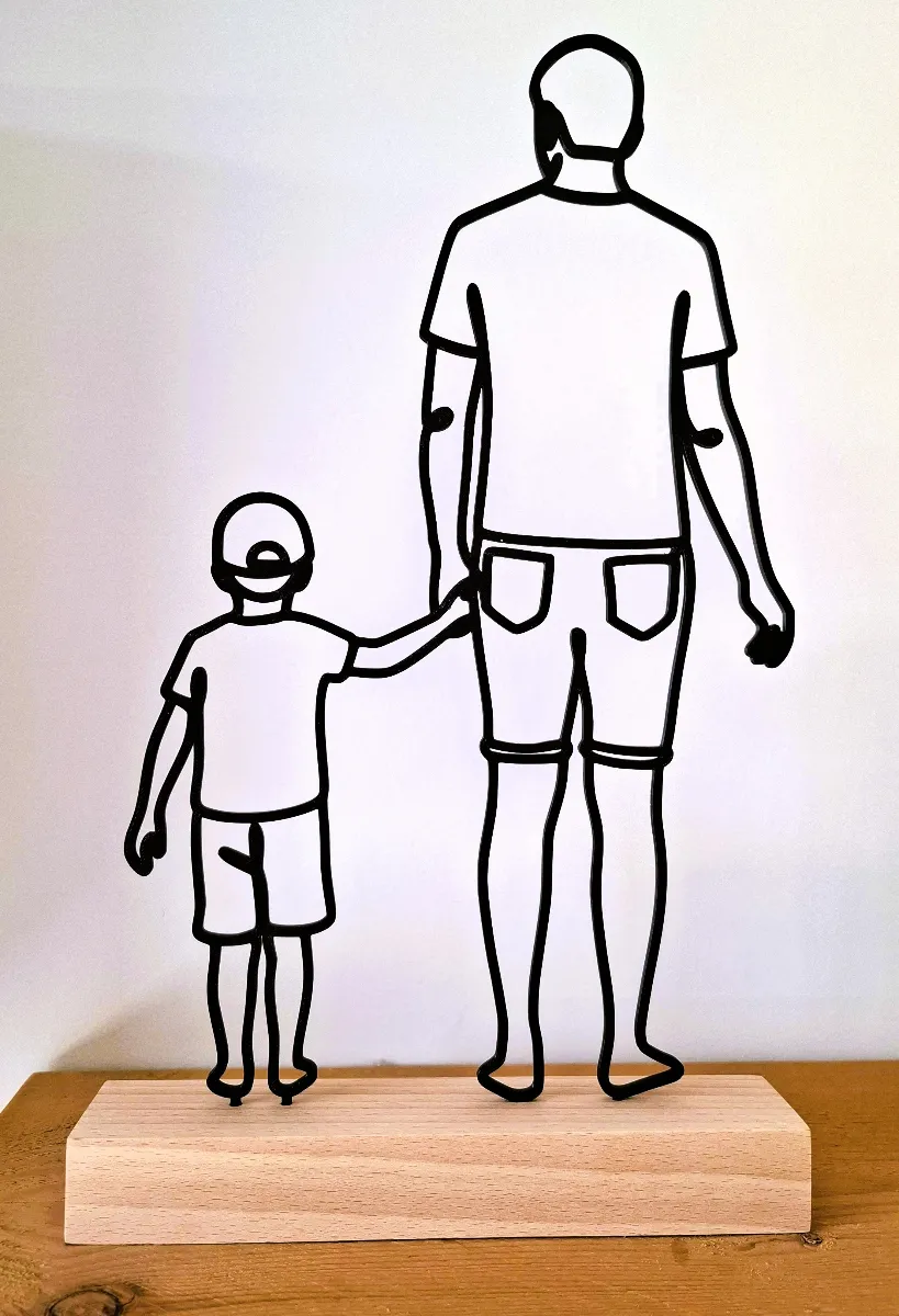 Line drawing 3d printed 3