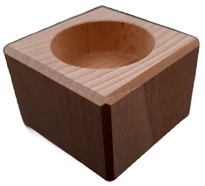 Wooden tea light holder 2