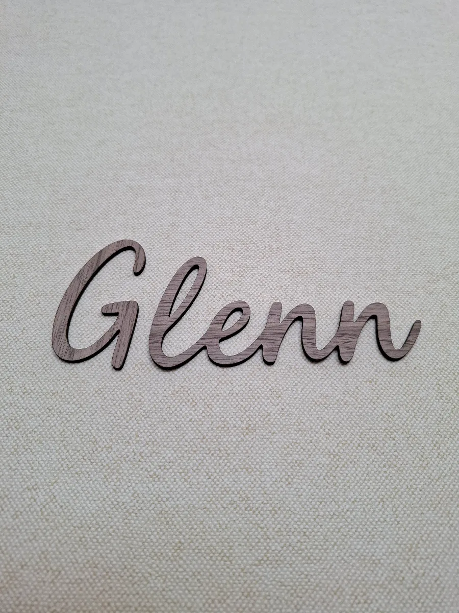 Wooden letter decoration 2